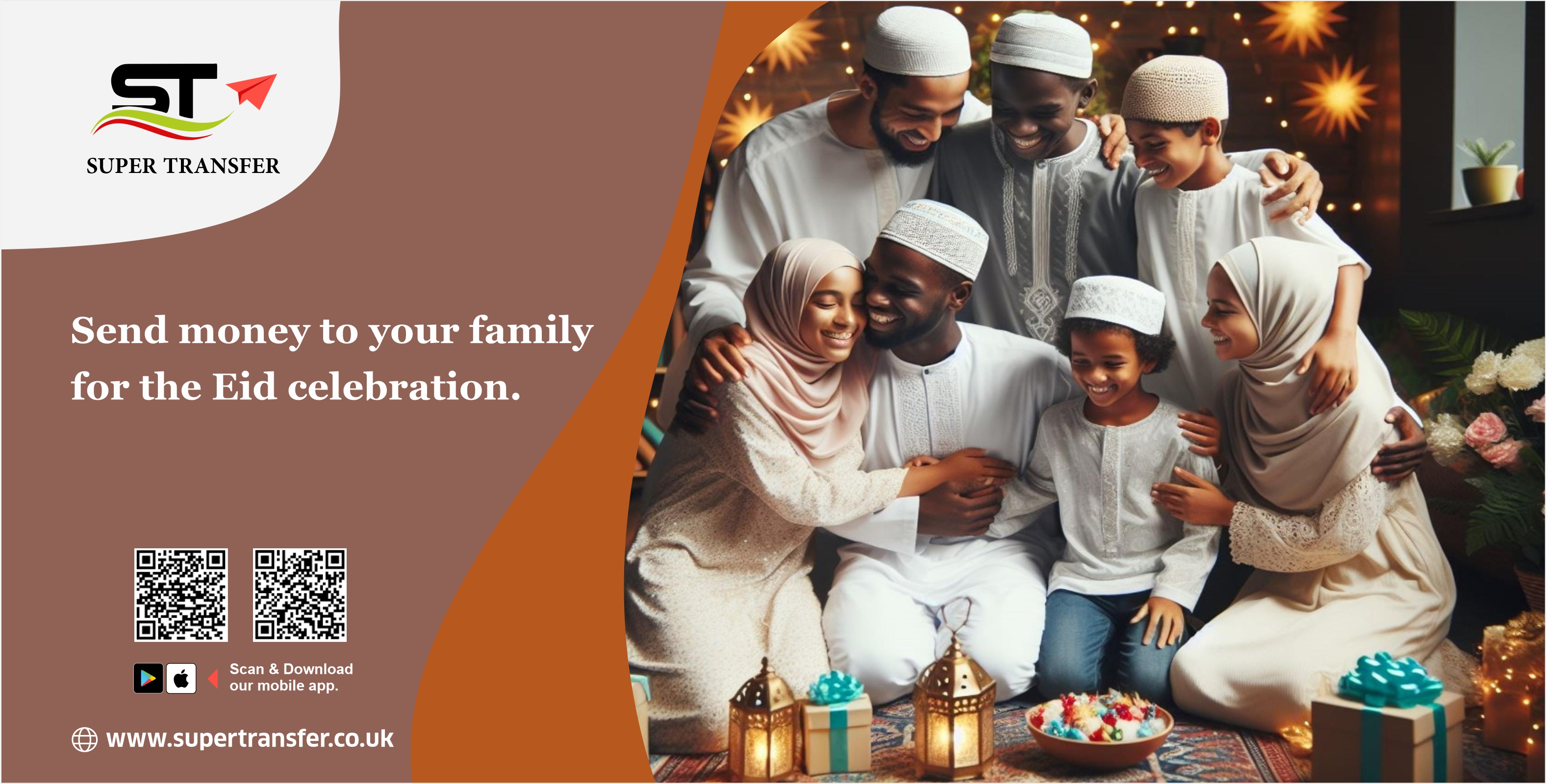 Send money to your family for the Eid Celebration
